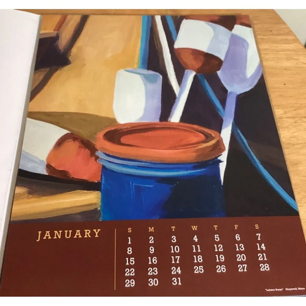 2012 & 2013 Display Poster Calendar Paintings by Catherine Breer - Maine Scenes